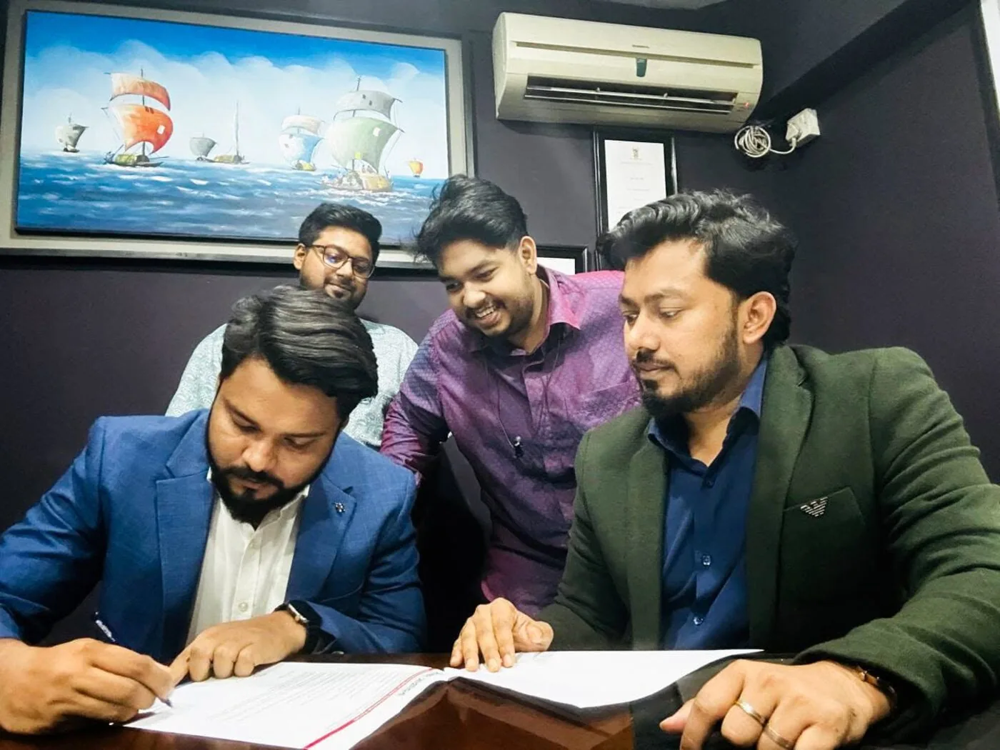 Signing the Daffodil International University memorandum of understanding